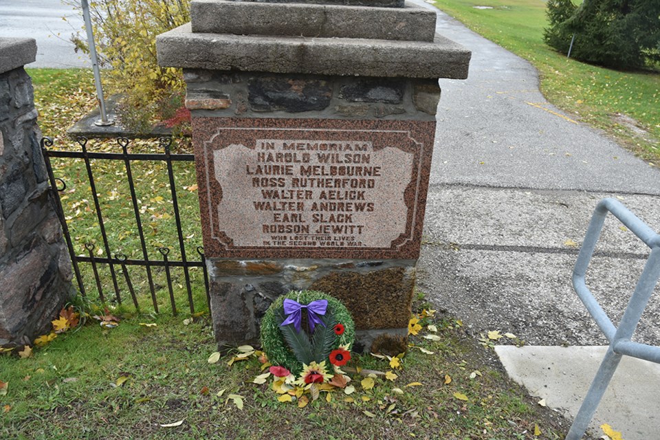 Matching memorial in Bond Head to those killed in the Second World War. Miriam King/BradfordToday
