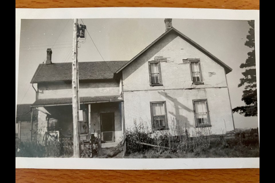 The McNair house as seen in the 1940s.