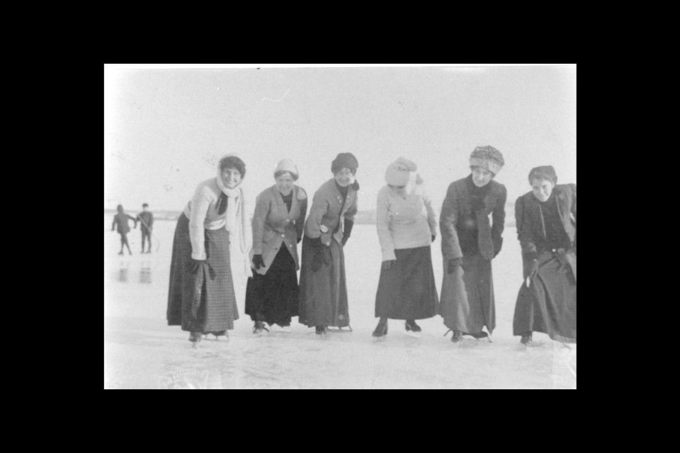 Ice skating was one of the few recreational activities that, according to Victorian social conventions, could be enjoyed by both sexes.