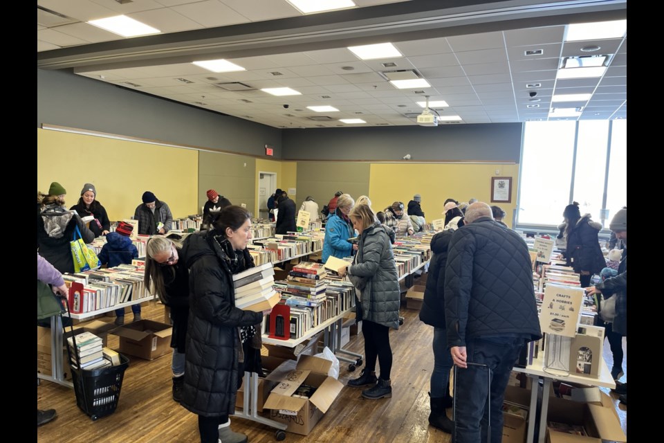 The Friends of the Library hosted the annual winter book sale recently at the Bradford West Gwillimbury Public Library.