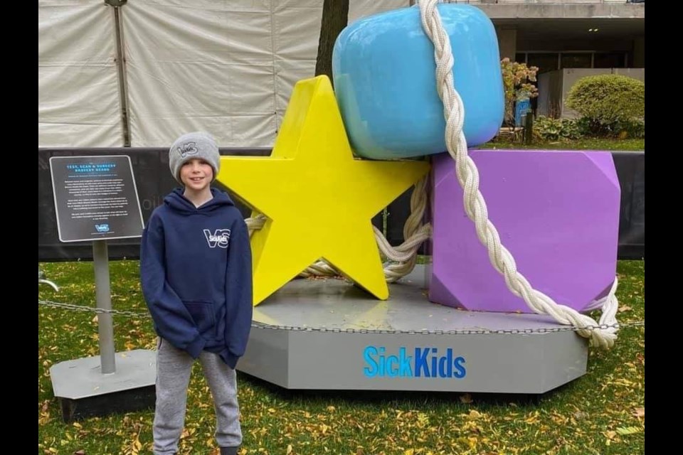 Chiari Warrior Mason Donkin has been the poster child for Sick Kids Hospital, appearing in commercials and on billboards, while fundraising thousands every year towards Sick Kids through the Walk for Chiari fundraiser. 