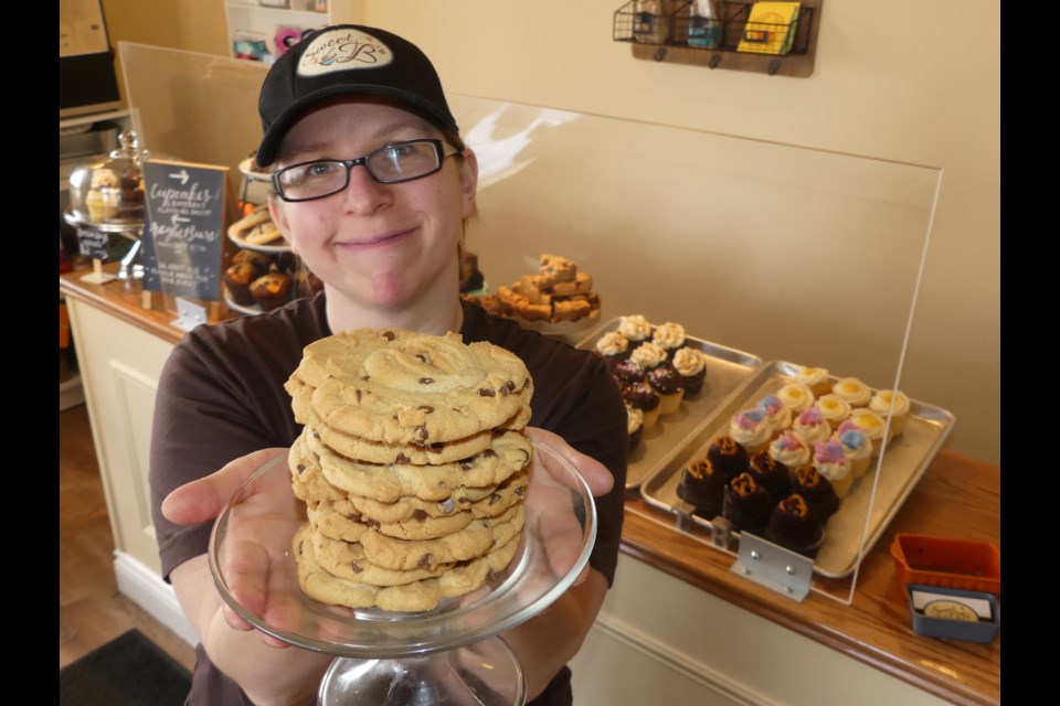 Bonnie Aguiar, owner of Sweet B's Bakery in downtown Bradford West Gwillimbury. Jenni Dunning/BradfordToday