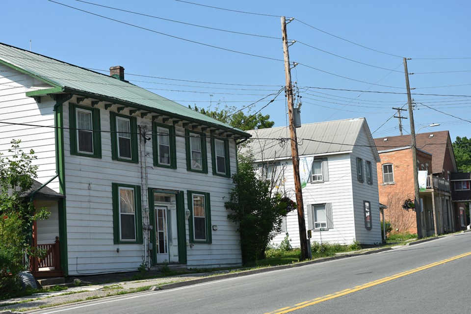 Part of a historic streetscape on the south side of County Road 88, recommended for inclusion in a Bond Head Heritage Conservation District. Miriam King/BradfordToday