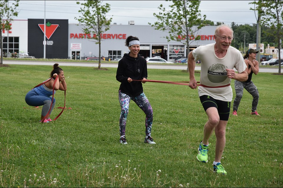 Resistance is not futile at a station during bootcamp. Miriam King/Bradford Today