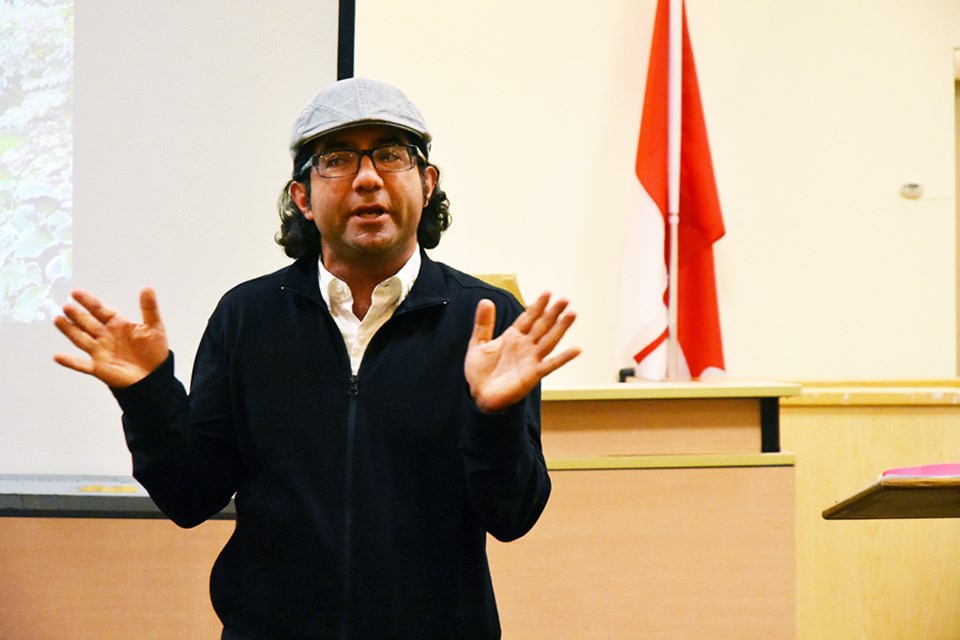 Paul Zammit, horticultural celebrity and director of the Toronto Botanical Garden, was guest speaker at the Innisfil Garden Club on Oct. 15. Miriam King/BradfordToday