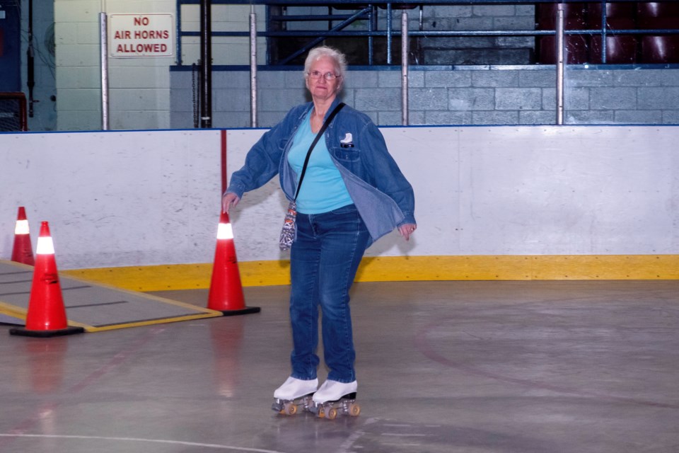 Rosemary Williams at one of the Bradford skates earlier this year