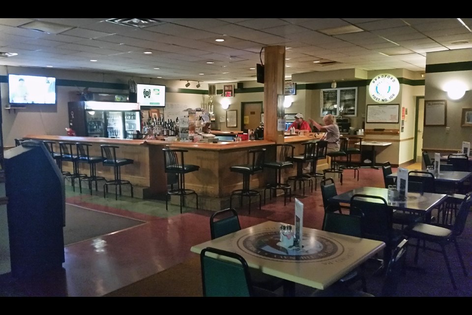 A view of the bar and hall at the American Legion Post 108 in Bradford, Pa. Submitted photo 