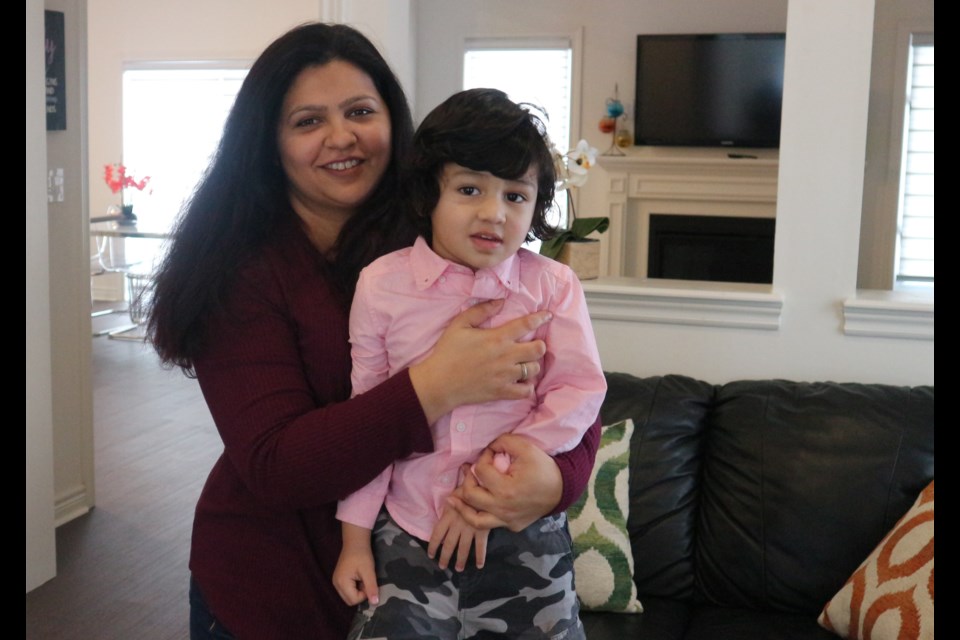 Bradford resident Najia Naqvi is worried how the new autism program will affect her three year old son, Jon. Natasha Philpott for BradfordToday