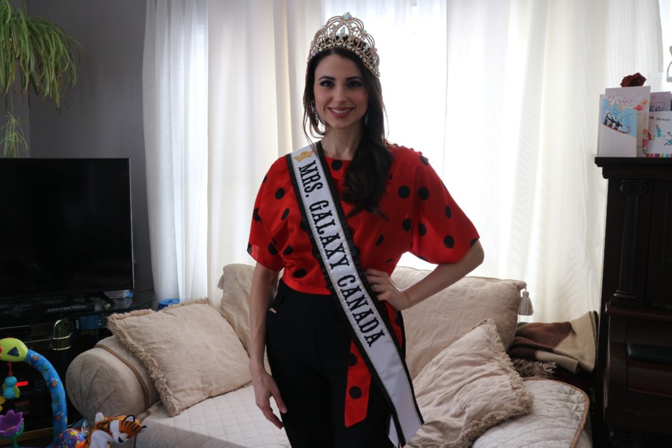 Bradford native Denise Garrido is Mrs. Galaxy Canada 2020 and will be competing for the international title this summer. Natasha Philpott/BradfordToday                          