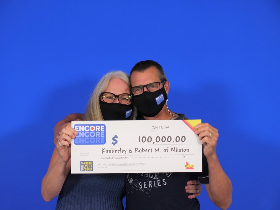 Alliston couple 100K richer after Encore win Bradford News