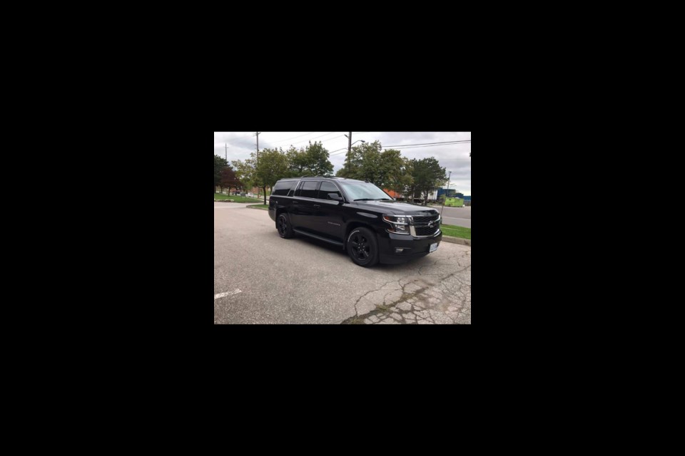 Chevy Suburban stolen from driveway on Chelsea Crescent early Friday March 18