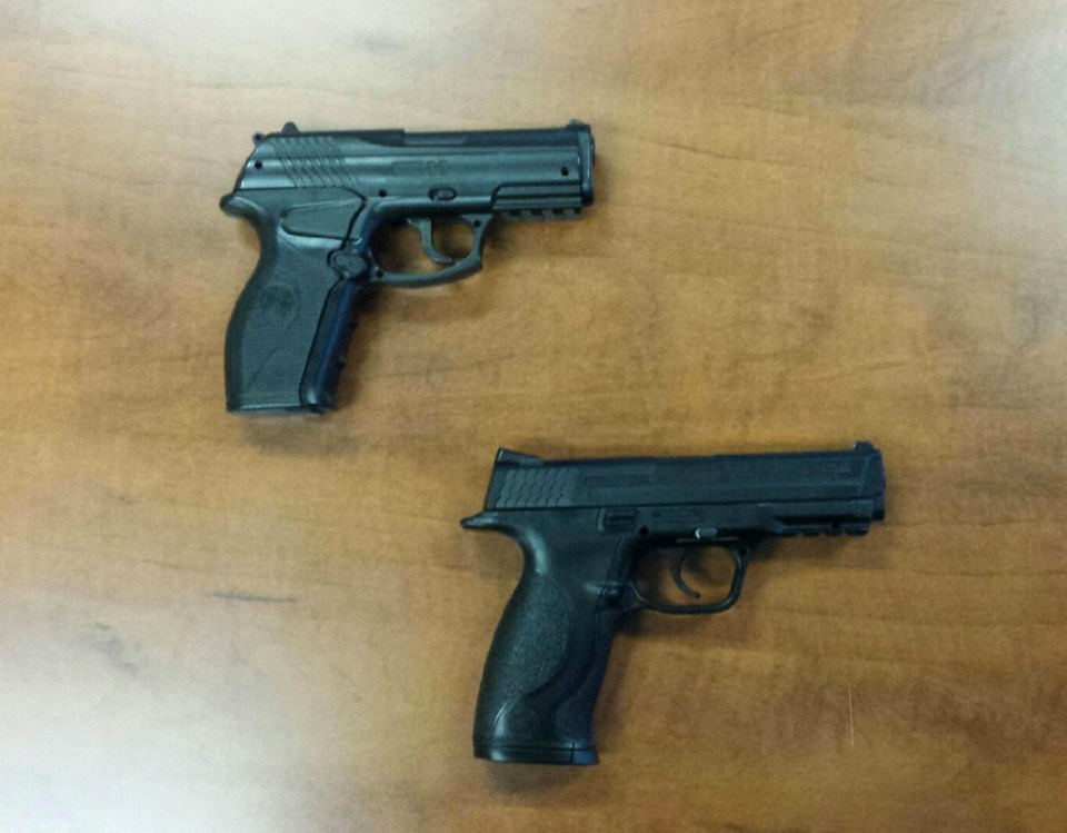 Pellet Guns Seized During Search Warrant 1
