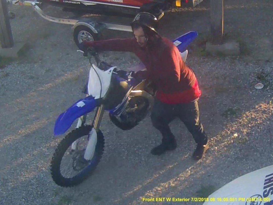 2018-07-04 Innisfil dirt bike theft suspect