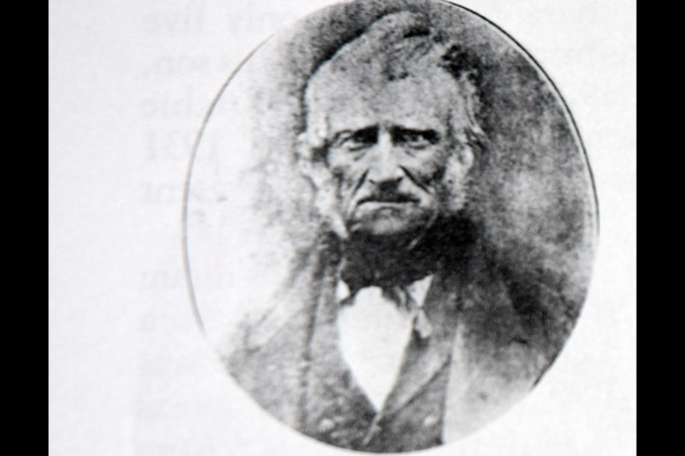 William Armson, 1780-1858, first elected warden of Simcoe County. Image from "Governor Simcoe Slept Here"