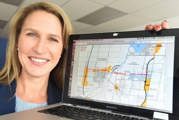 York-Simcoe MPP Caroline Mulroney is happy that the Bradford bypass project has been included in this week's Ontario budget, as part of the province’s recovery process. Facebook photo