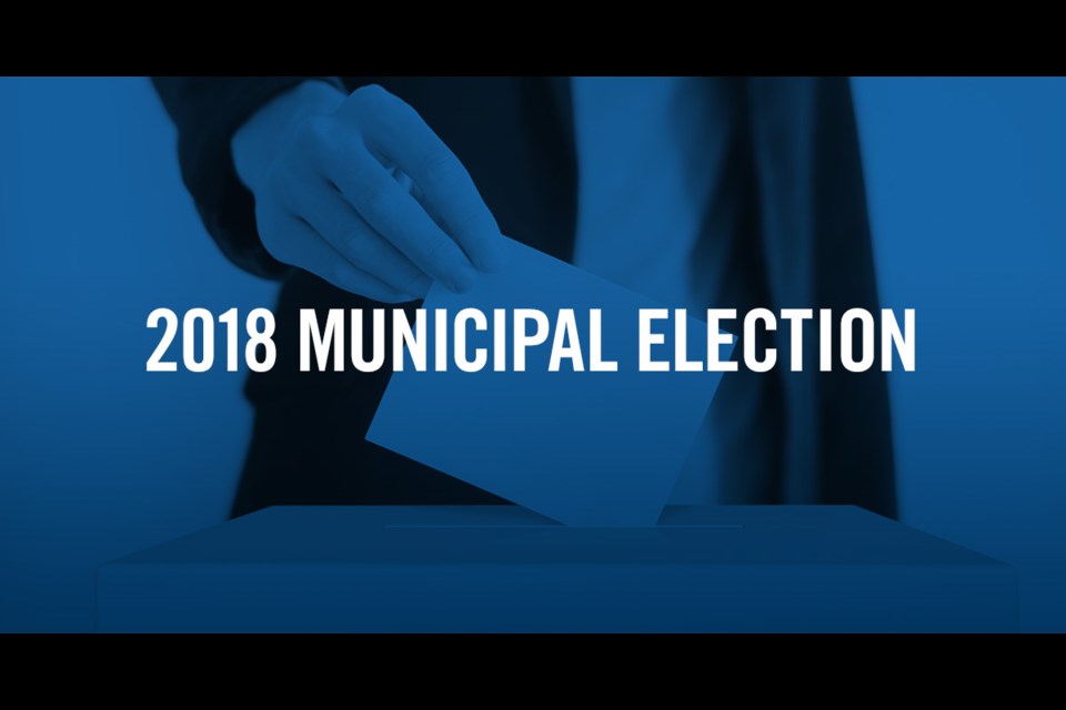 Election Day is Oct. 22 in this year's municipal election. 
