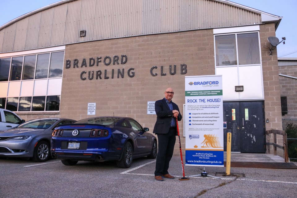 Bradford Curling Club President, Brian Febel, is inviting the community to try Curling
