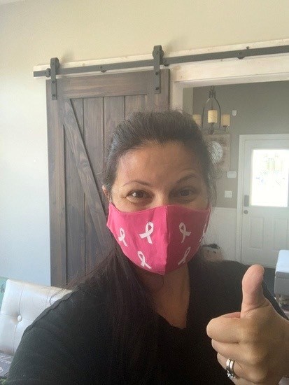Rosie White, owner of Bradford's Breathe Hot Yoga & Wellness Studio organized the fundraiser 'Turn up the Pink' raising $2,600 in support of cancer awareness.  /Photo Submitted. 