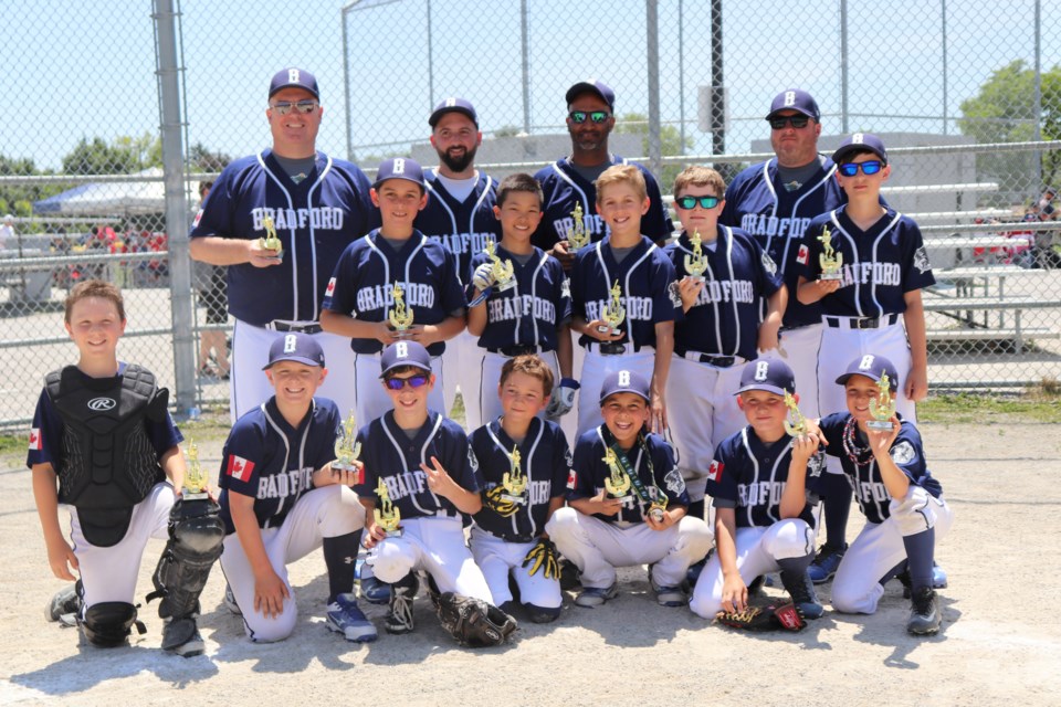 Mosquito Select hardball players with a second-place finish in Richmond Hill tournament. Submitted photo 