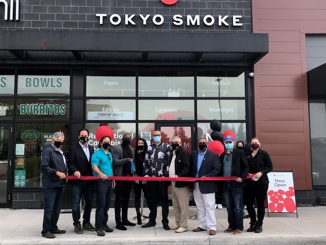 Grand Opening of Tokyo Smoke Bradford - ribbon cutting ceremony.