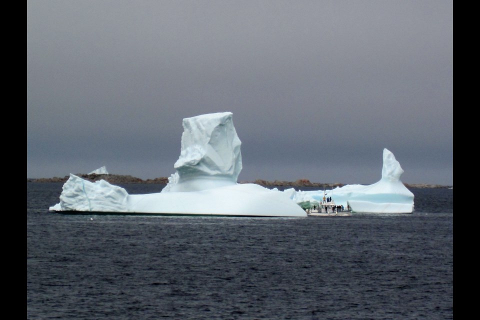 An iceberg near Durrell, N.L. Submitted photo/Eric Whitehead