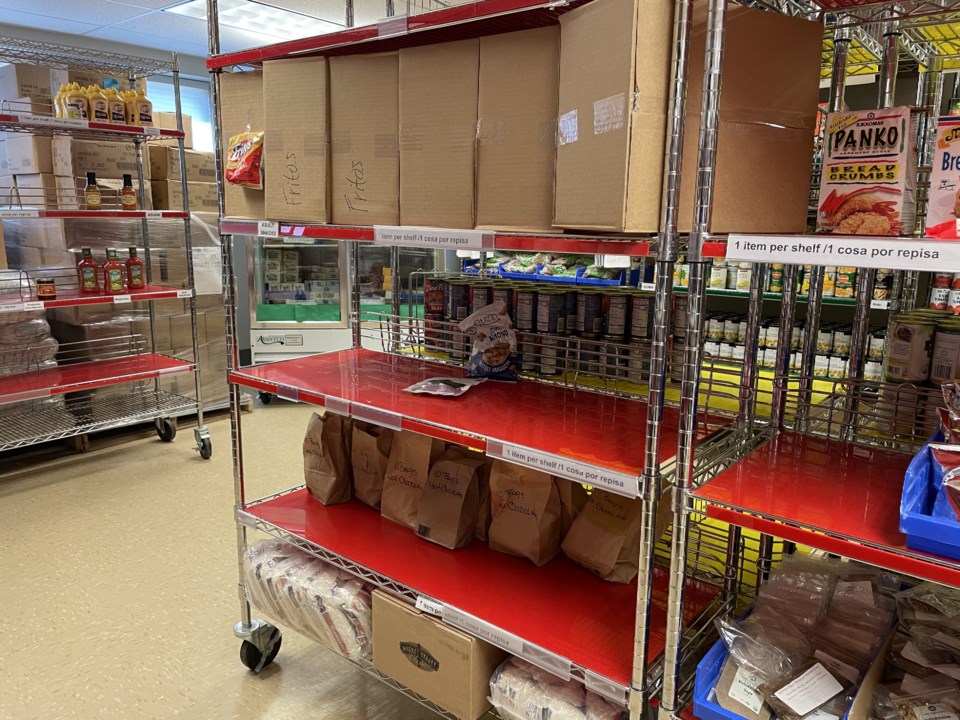 Broomfield FISH empty shelves