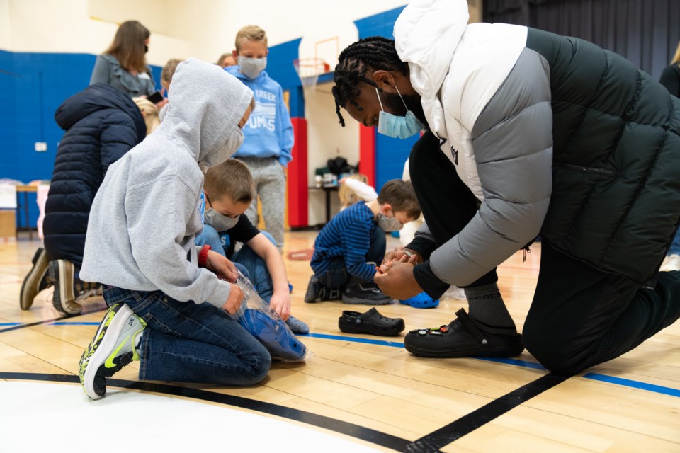 Photos Crocs donation at Coal Creek Elementary BroomfieldLeader
