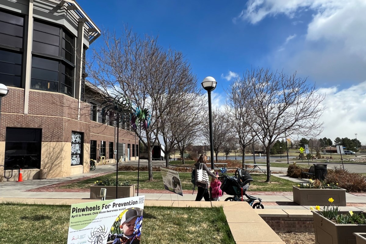 Photos Metal pinwheels planted in Broomfield for Child Abuse Awareness
