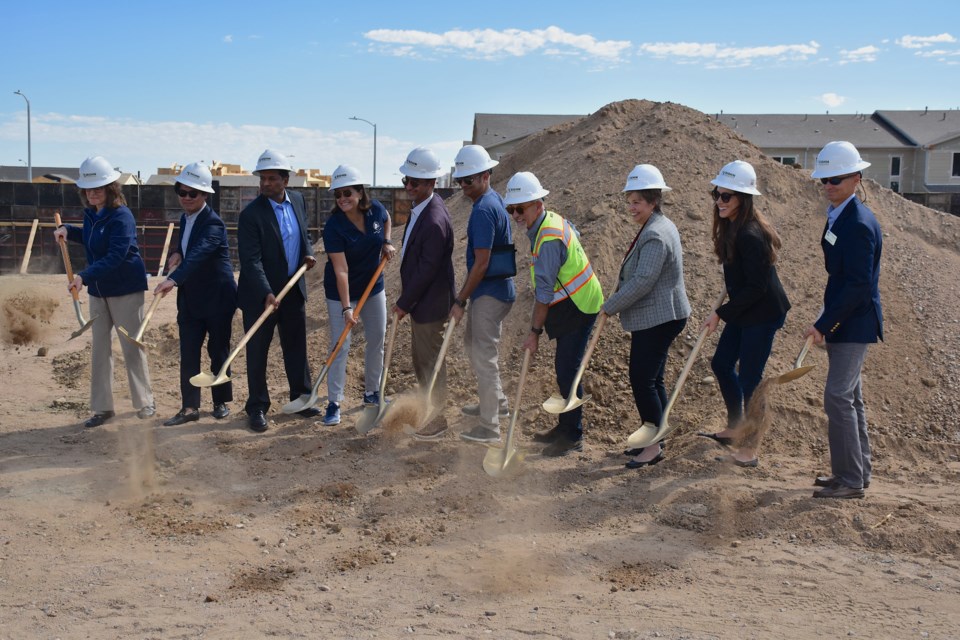 Broomfield and state officials joined developers for a groundbreaking ceremony for Northwest Apartments on Wednesday.