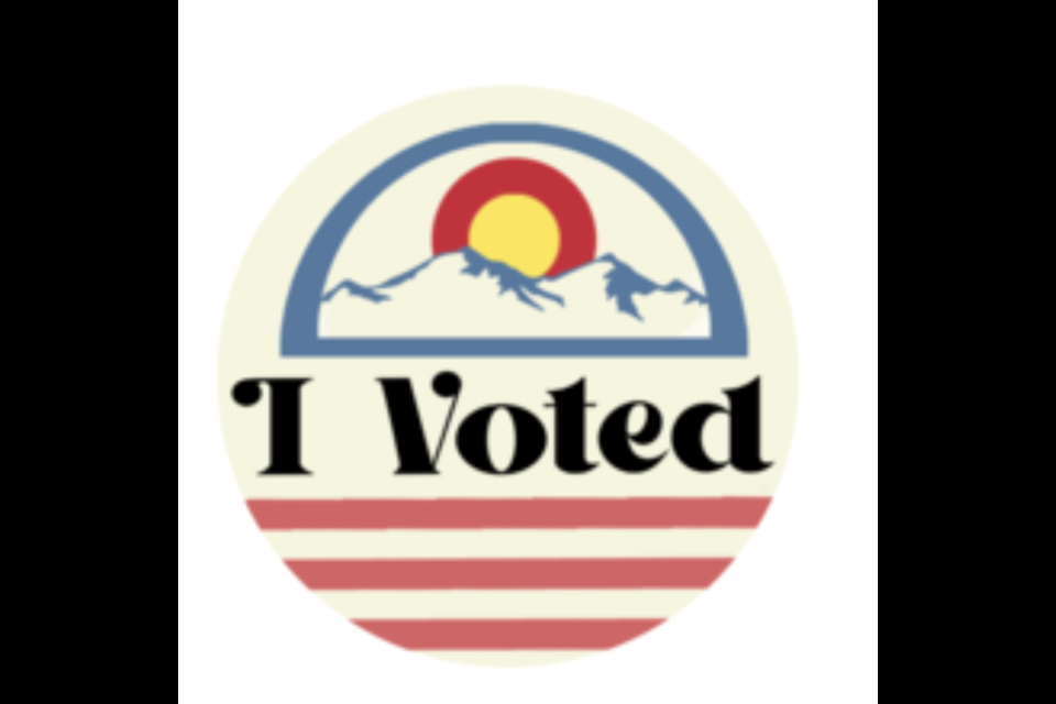 Holy Family High School senior Matt Hernandez submitted the winning entry for the first-ever statewide “I Voted” digital sticker design contest.

