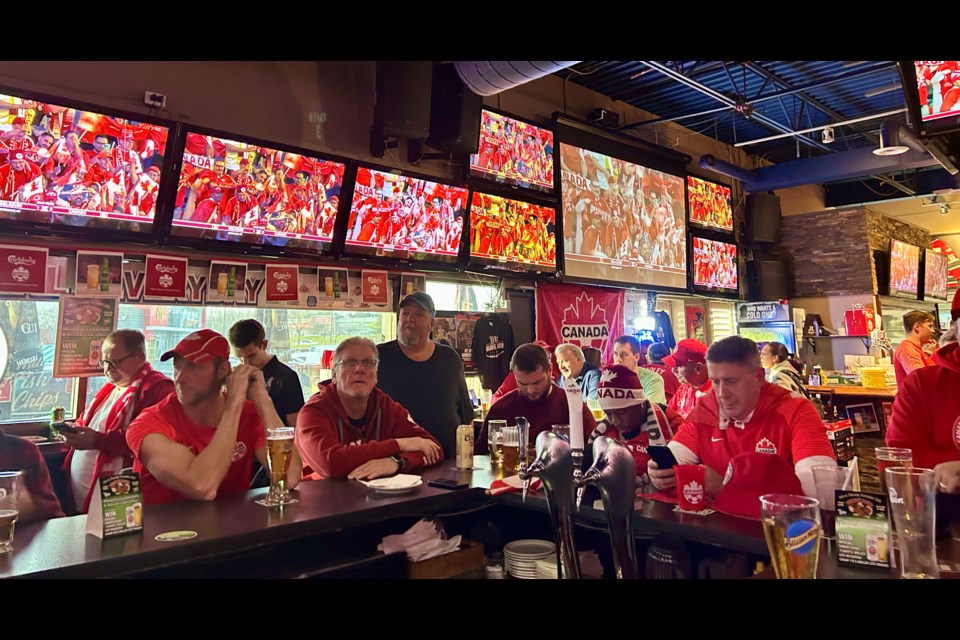 It was standing room only in Gator Ted's for Canada's opening World Cup match Nov. 23.