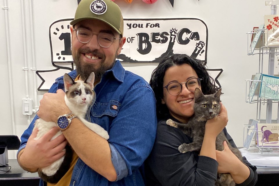Kyle and Meagan Daigle are siblings who own cats, and the Best Cat store.