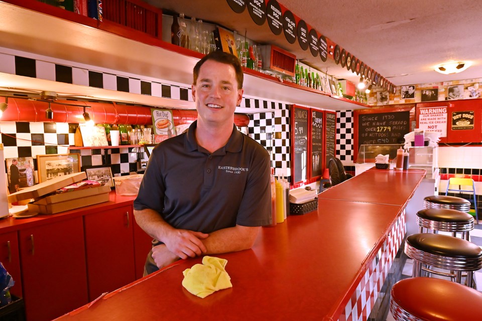Blake Easterbrook has taken over the the reins of Burlington's iconic eatery from his dad, Ray.