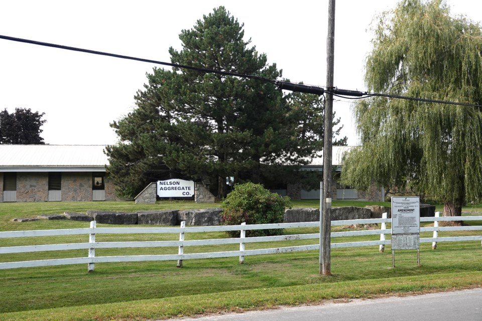 Nelson Aggregates would like to expand their quarry. Council is asking the province to refuse.