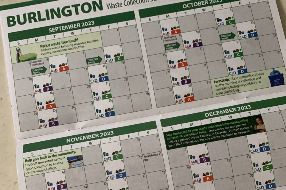 Halton Region Waste Collection Schedule 2025 Sal Robbin