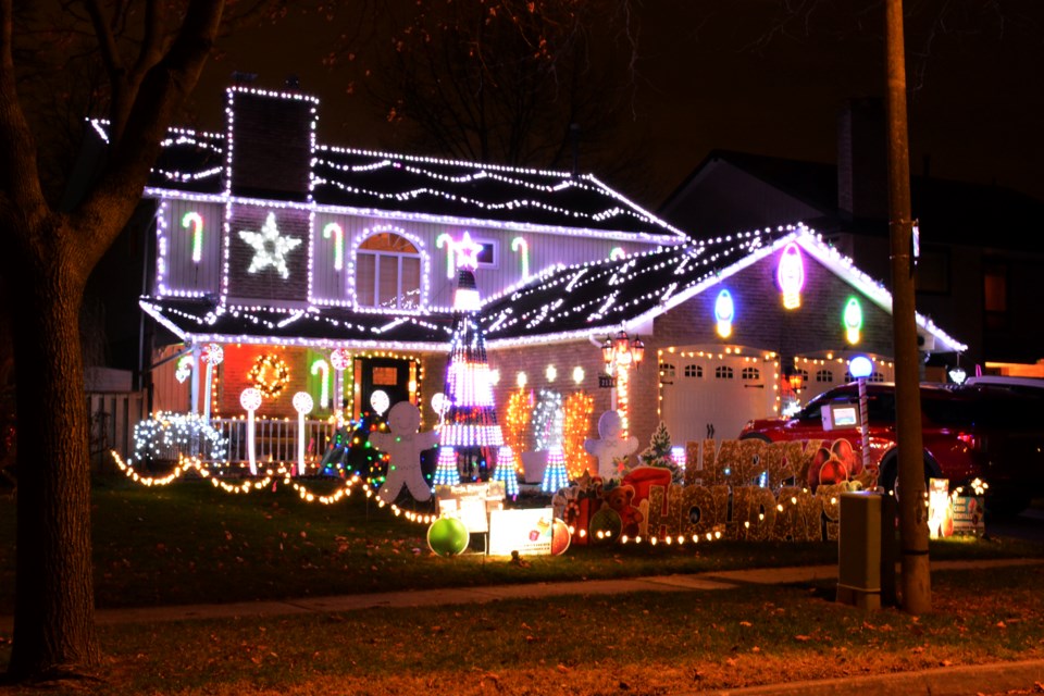 Rusty Griswold's Christmas Light Display was turned on Nov. 25 and will shine nightly until Jan. 1.