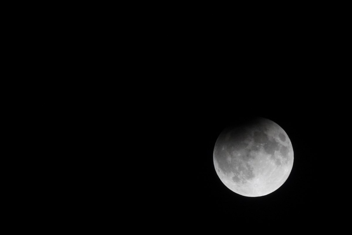 Locals treated to optimal viewing of last night's partial lunar eclipse