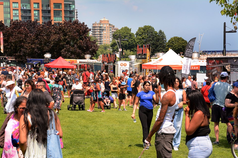 Crowds of hungry diners flocked to the Burlington Food Festival earlier this summer.