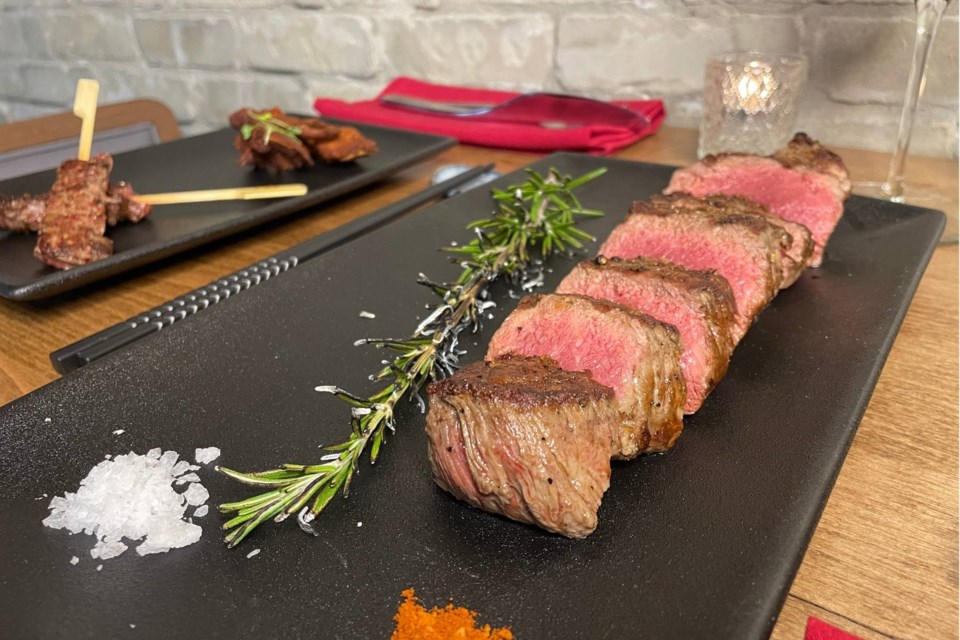 Expertly cooked steaks from around the world are featured at Prime Steak & Raw Bar.