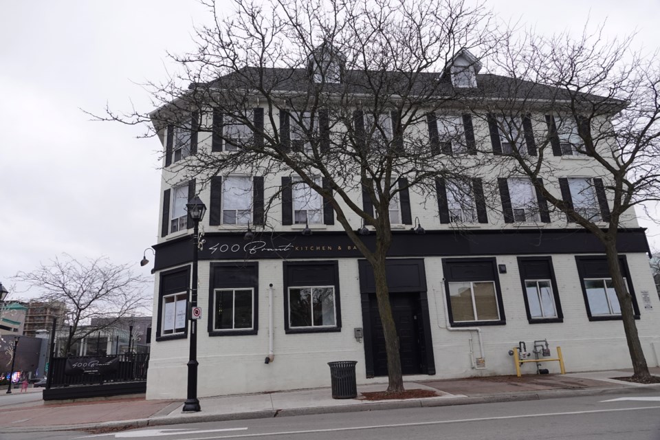 The newly-renovated restaurant is expected to open in the spring; the takeout portion, 400 Brant Made To Go will open soon.