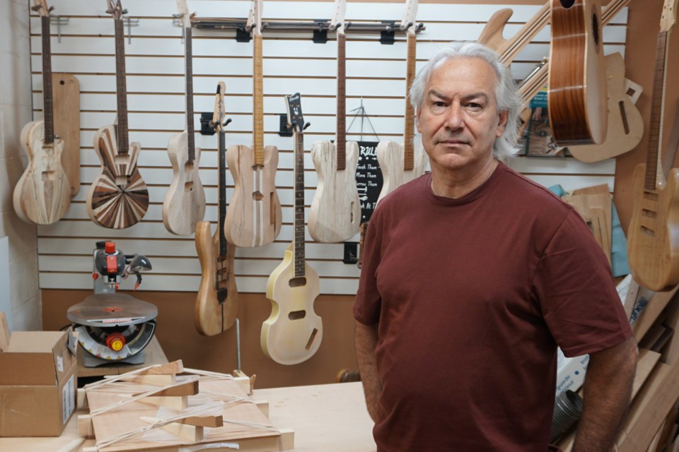 Harold Dickert builds boutique guitars in north Burlington Burlington News