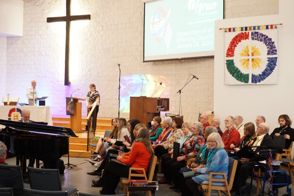 Grace United hosted an affirming celebration after being officially confirmed as an affirming church last year. 