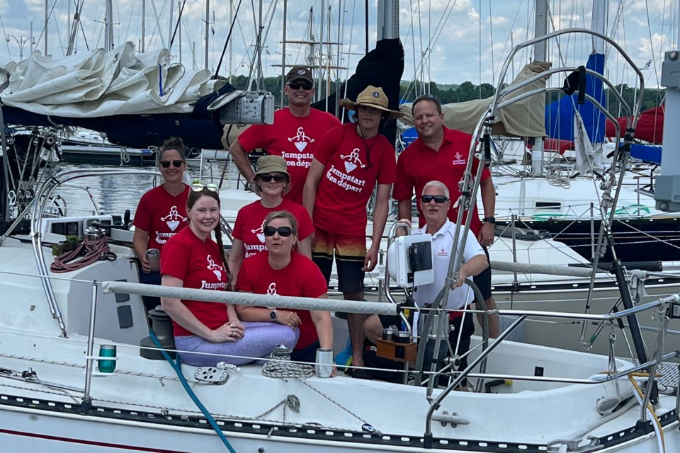 The Canadian Tire Burlington boat was the second highest fundraiser in the 2022 Surf and Turf Regatta - they're aiming to be number one this year.
