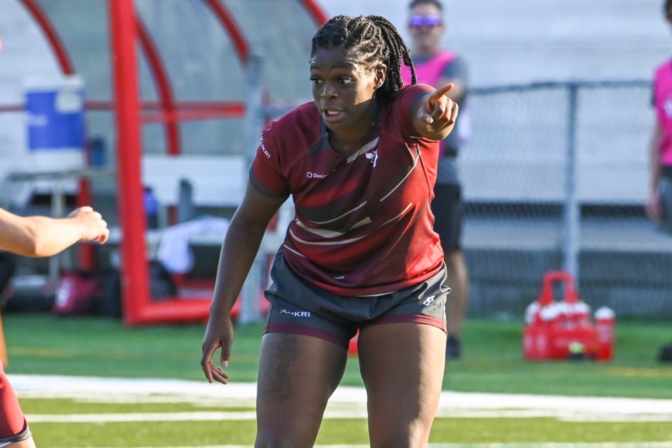 Burlington’s Ketsia Kamba scored three tries in the University of Ottawa’s 38-10 win over Concordia to earn U Sports women’s rugby player of the week honours.