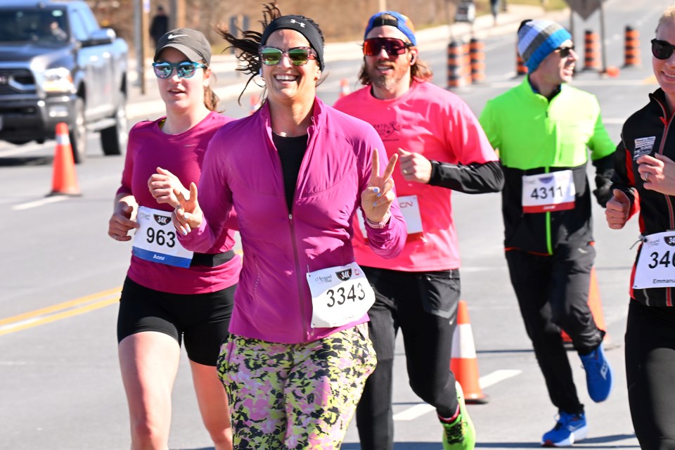 The Around The Bay is the oldest road race on the continent running since 1894. This year's event was captured in photos at Eastport Drive near the QEW Niagara ramp.