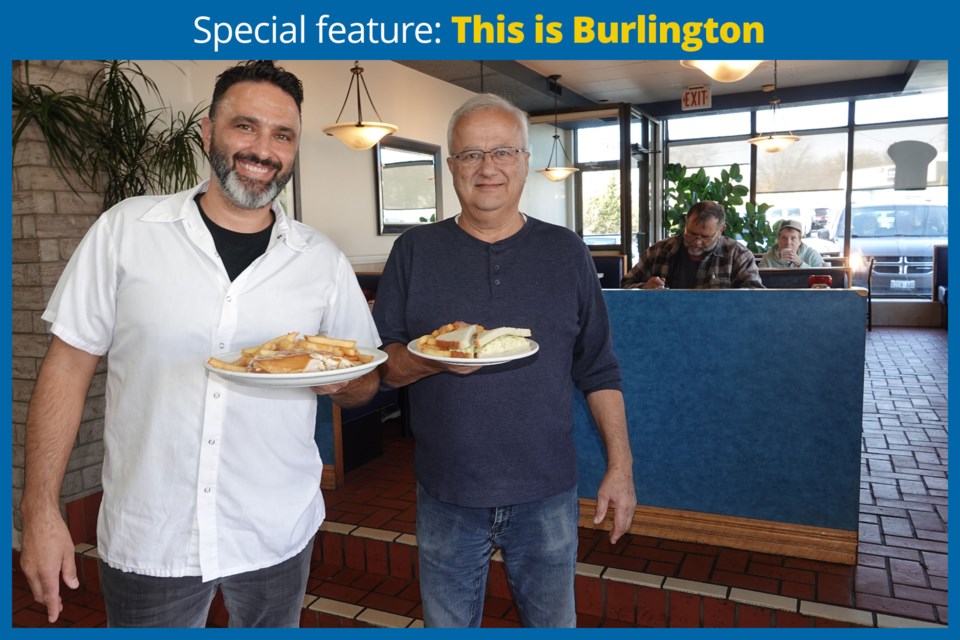 Thanasi (left) and Chris Mercouris have created a restaurant that makes people feel like they're at home.