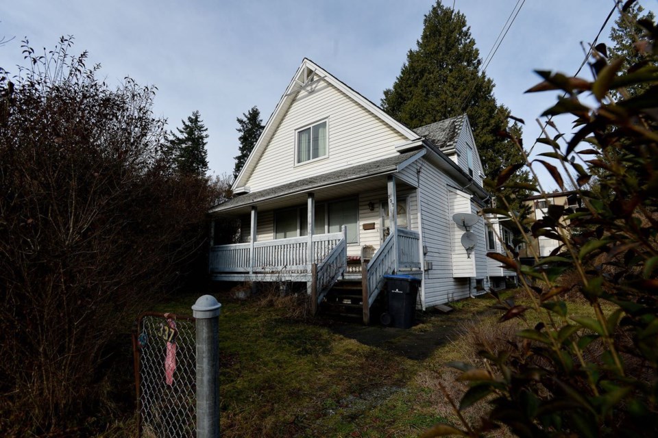 A house at 337 Keary St. may be available for relocation as part of an infill townhouse project being proposed on the Sapperton site.