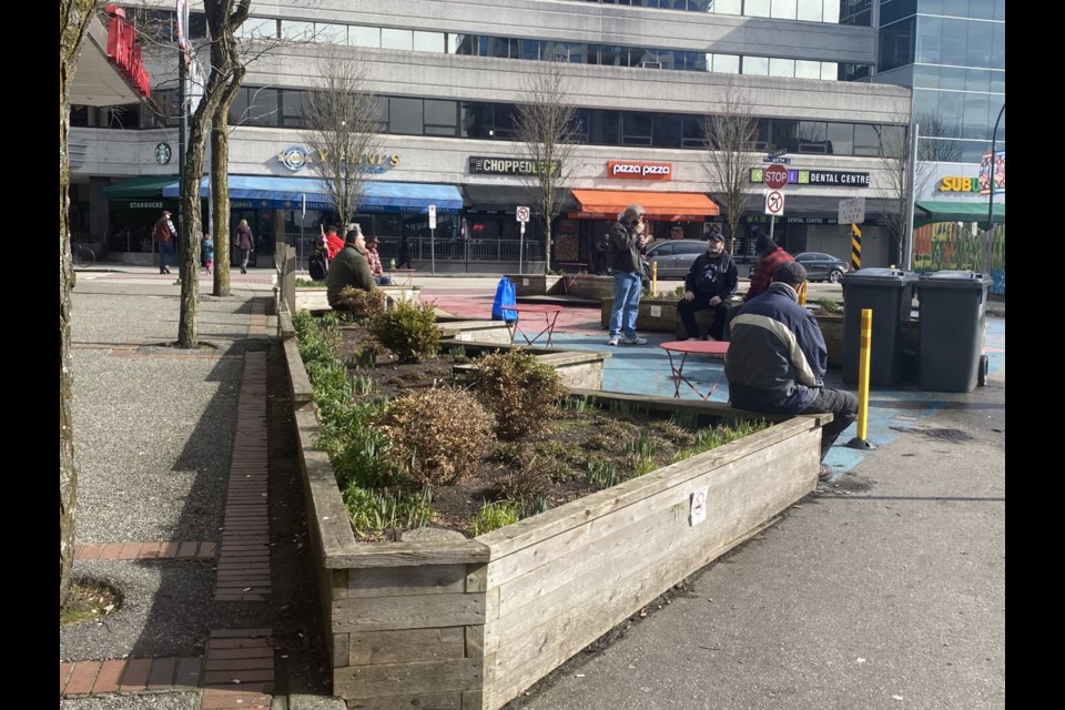 A parklet on Belmont Street has undergone some changes since first built in 2016 - and more are coming.