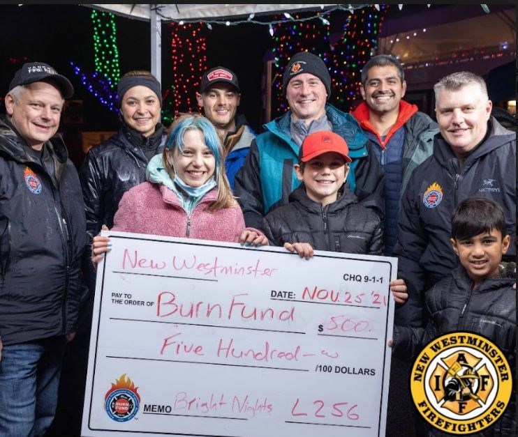 Burn Fund New Westminster firefighters