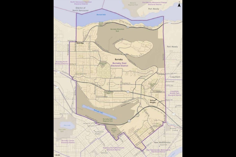 Some New West residents would become part of a Burnaby East provincial electoral riding under proposals from the BC Electoral Boundaries Commission.